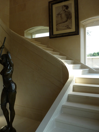 Spanish sandstone staircase