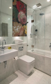 carrara Italian marble bathroom