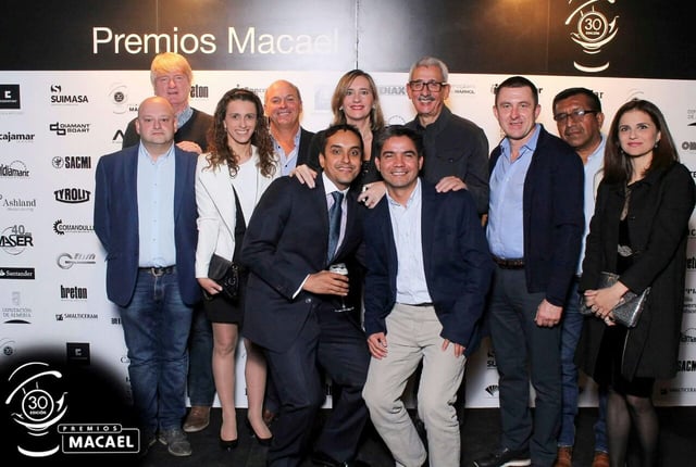 Trade delegates to the Spanish Marble Macael Award Ceremony