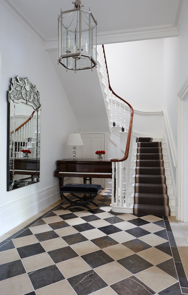 Black And White Marble Floor Tiles, Black And White Floor Tiles Hallway