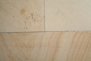 The same limestone can have many variations in colour, veining and fossil content