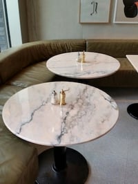 Portuguese marble: Rosa Aurora Rosa marble table tops for Grangers