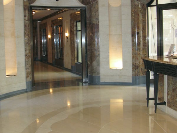 French limestone flooring tiles - Chamesson B2-B4 and B7